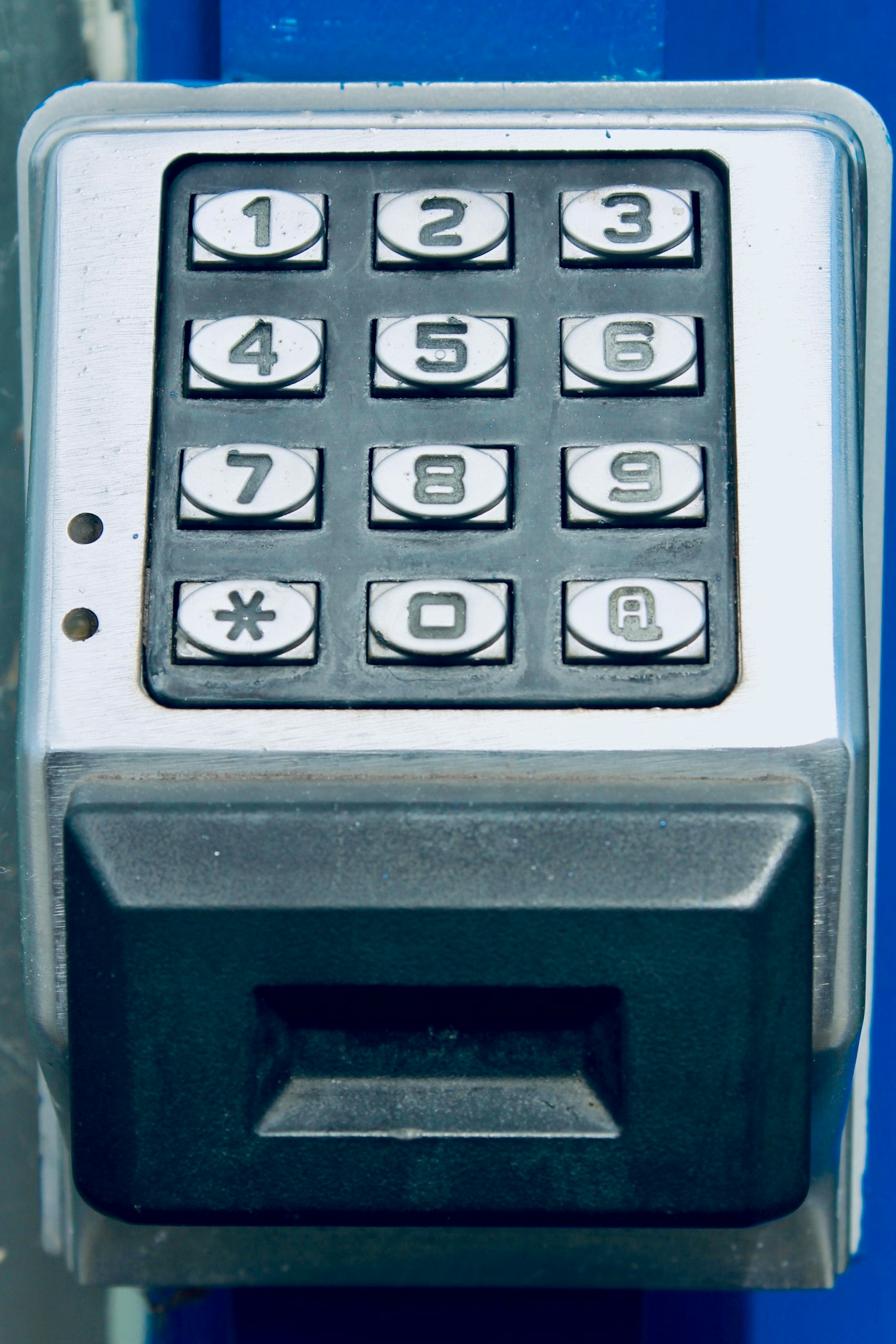 Teclado numérico de control de acceso